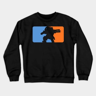 Major League Titan (Titanfall Blue and Orange transparent) Crewneck Sweatshirt